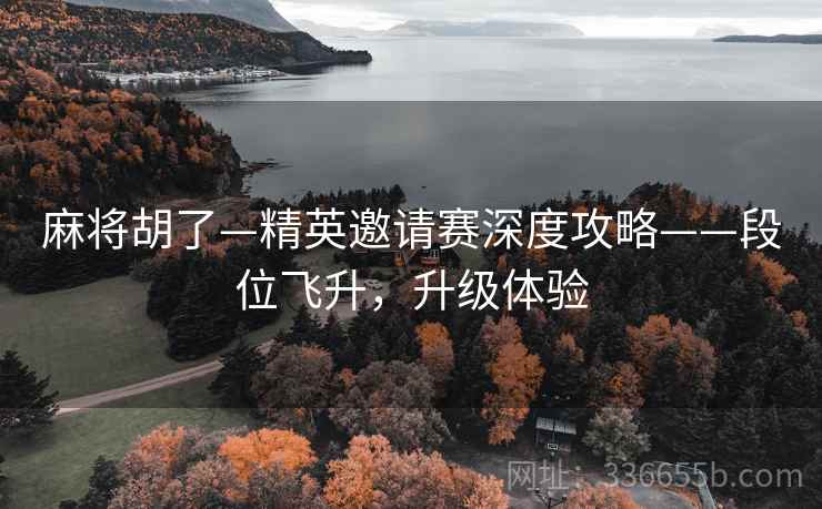 麻将胡了—精英邀请赛深度攻略——段位飞升，升级体验