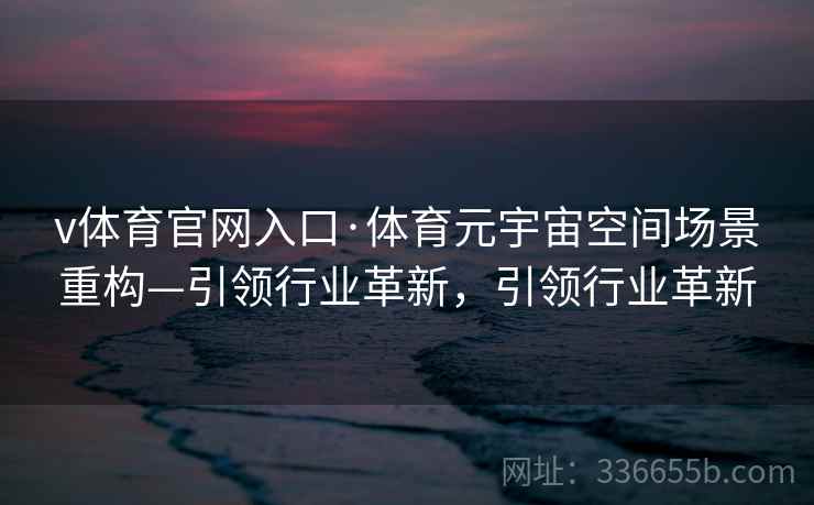 v体育官网入口·体育元宇宙空间场景重构—引领行业革新，引领行业革新