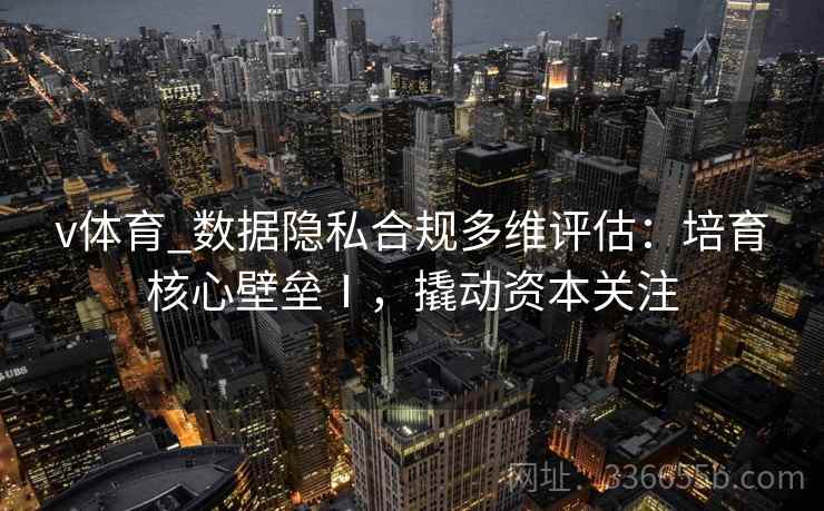 v体育_数据隐私合规多维评估：培育核心壁垒Ⅰ，撬动资本关注